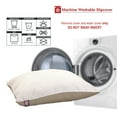 thumbnail image 5 of Majestic Pet Solid Color Rectangular Pillow Dog Bed Machine Washable Khaki Medium 30" x 40" x 8", 5 of 5