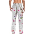 thumbnail image 2 of Love in Paris Ghost Pajama Pants, Men's Lounge Pants Light with Drawstring and Pockets, Christmas New Year Birthday Father's Day Gifts, 2 of 7