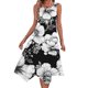 thumbnail image 2 of Pantalones Cortos para Vestidos Bajos Mujeres sin Mangas Cuello Redondo Cordón Ruffle A-Line Mini Vestido Poliéster, Vestido Casual para Citas Y Fiesta, 2 of 8