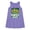 PURPLE, variant on -Turtle Power - Toddler & Youth Girls A-line Dress