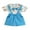 Blue, variant on Bagilaanoe 2Pcs Newborn Baby Boys Overalls Shorts Set Short Sleeve Rabbit Print Romper Tops + Suspender Short Pants 3M 6M 12M 18M 24M Infant Gentleman Formal Clothes