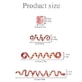 thumbnail image 1 of 28 Pieces Hair Beads Spiral Coils Dreadlock Beads Bs Rings Clips Metal Cuffs Hair Jewelry Hair Wraps Accessory Snake Hair Clips, 1 of 4