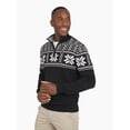 thumbnail image 3 of Chaps Men's & Big Men's Holiday Quarter Zip Sweater, Sizes S-3XL, 3 of 10