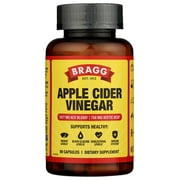 Bragg Apple Cider Vinegar Capsules, 1877mg ACV Blend with 750mg Acetic Acid, 90 Count