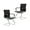 Black, variant on Guyou Modern Mid Back Office Guest Chair Set of 2, Faux Leather Reception Chair Computer Chair with Armrests and Metal Sled Base for Meeting/Waiting/Conference Room, No Wheels, Blue