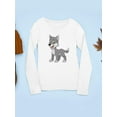 thumbnail image 3 of Happy Wolf Long Sleeve Toddler -Image by Shutterstock,  2 Toddler, 3 of 4