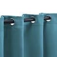 thumbnail image 2 of Blackout Solid Curtain Panels, Set of 2, 52" x 63", Aqua, 2 of 10