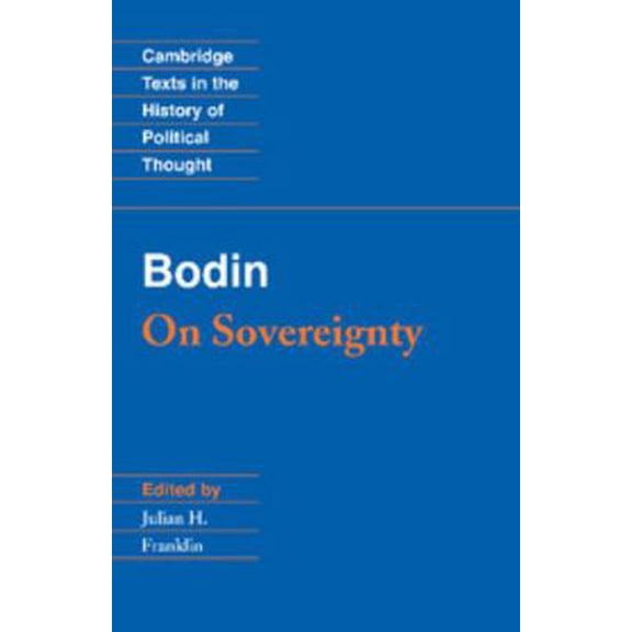 Pre-Owned Bodin: On Sovereignty (Paperback) 0521349923 9780521349925