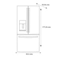thumbnail image 4 of Refrigerador 25 Pies Mabe French Door Con Despachador de Agua PFM25LENCDS Negro, 4 of 4