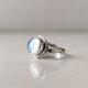 thumbnail image 2 of 1pc Moonstone Ring - Elegant and Delicate Carving, Perfect for Daily Outfits and Birthdays, Symbol of Chasteness and Romance, 2 of 5