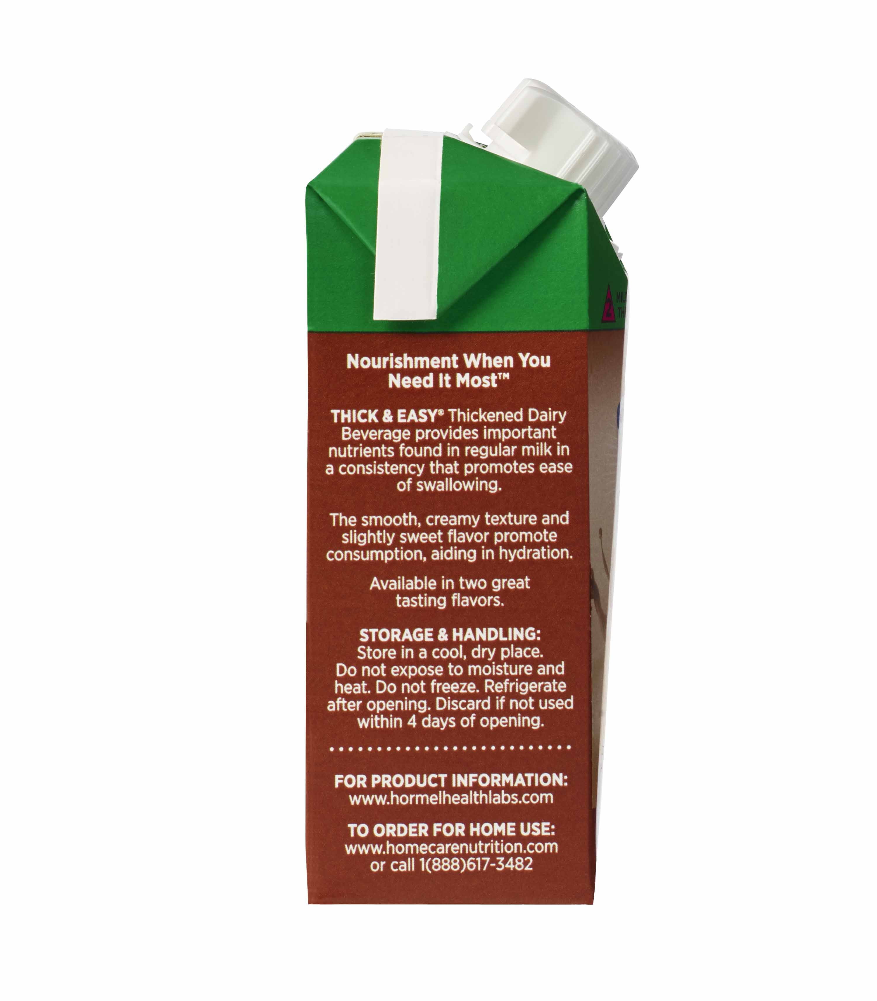 Hormel Thick & Easy Dairy Thickened Beverage, Nectar