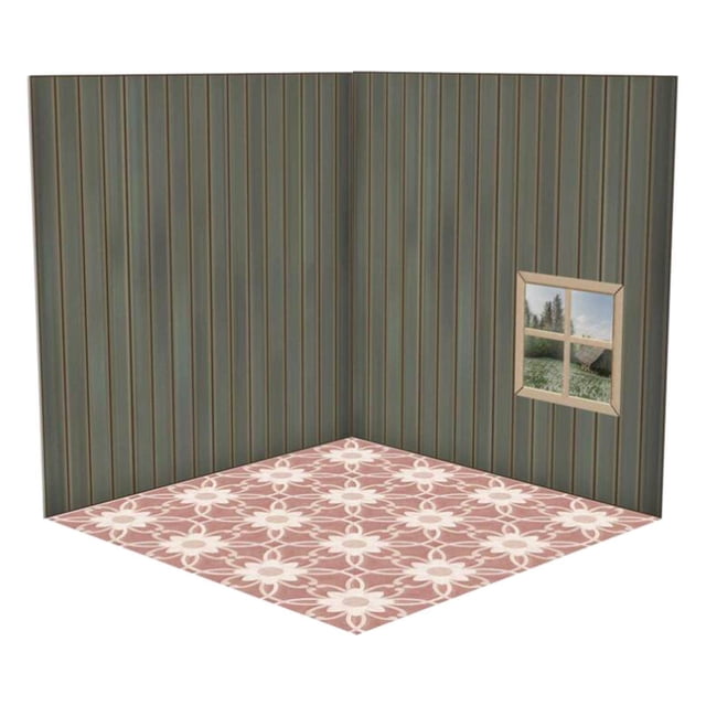 fastboy 1/12 Scale Backdrop Scene Model Background Scene for Action Figures Dolls Living Room