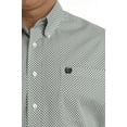 thumbnail image 2 of Cinch Men's Geometric Print Light Blue Button Down Shirt MTW111451, 2 of 4