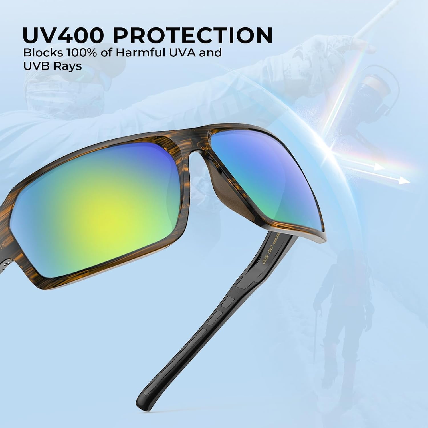 KastKing Chippewa Polarized Fishing Sunglasses, UV400 TAC Lenses