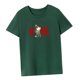 thumbnail image 4 of Camiseta para mujer con cuello redondo y cuello redondo, camisetas de verano para viajes en la calle y vacaciones L, 4 of 8