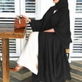 thumbnail image 3 of Abayas Robe Musulmane pour Femmes à Manches Longues Abaya Islamique Aïd Dubaï Caftan Robes Moyen-Orient Robe de Prière Robe en Mousseline, 3 of 7