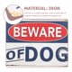 thumbnail image 2 of Outdoor Metal Decor Garden Warning Sign Caution Dogs Sign Yard Dog Sign Dog Caution Board, 2 of 2