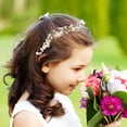 thumbnail image 3 of Shisuyan Hair Accessories For Girls Golden Alloy Pearl 1Set 32X0.79X0.39In, 3 of 8