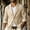 Beige, variant on Mens Casual Linen Blazer Men Mid Two Button Outer Coat, Relaxed Unstructured Fit Side Pockets for Semi Formal Daily Work Beige XXXL