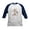Navy/White, variant on CafePress - 2 Robotv2 Baseball Jersey - Kids Cotton Baseball Jersey, 3/4 Sleeve Shirt