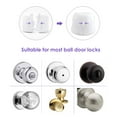 thumbnail image 6 of DERCLIVE Door Knob Safety Cover, 8 Pack Child Proof Door Knob Covers Baby Safety Doorknob Handle Locks, White, 6 of 10