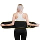 thumbnail image 5 of Protector de soporte de cintura transpirable para correr deportes Fitness cinturón entrenador de cintura (amarillo S), 5 of 8