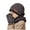 Gray, variant on Zwiiyzr Kids Winter Beanie Hat Warm Knit Thick Ski Cap And Scarf Gloves Set For Girls Boys 1-11 Years Navy