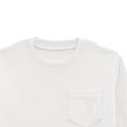 thumbnail image 6 of Povozer Boys Long Sleeve Shirts Cotton Crewneck T-Shirts for Boy Kids Basic Tee(White,4-5Y), 6 of 6