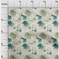 thumbnail image 1 of oneOone Cotton Jersey Off White Fabric Florals Sewing Craft Projects Fabric Prints By Yard 58 Inch Wide, 1 of 4
