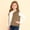 Coffee, variant on Girls Vest Cardigan Sleeveless Solid Zip Up Quilted Silk Thicken Warm Puffer School Vest Outerwear