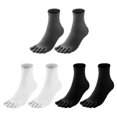 thumbnail image 5 of Skymirror 1 Pair Toe Socks Fall Winter Moisture-Wicking Breathable Arch Support Non-Slip Men Women Athletic Running Cotton Five Fingers Sock, 5 of 8
