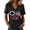 Black(1776-2026 250 Anniversary USA Flag), variant on 250th Anniversary Shirts for Women 250 Anniversary Usa Flag 4th Of July Independence Day 250 Anniversary USA Flag V Neck 1776 Short Sleeve T-Shirts Navy XXL