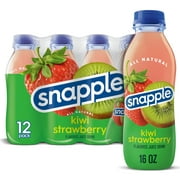 Snapple Kiwi Strawberry Juice Drink, 16 fl oz, 12 Count Bottle