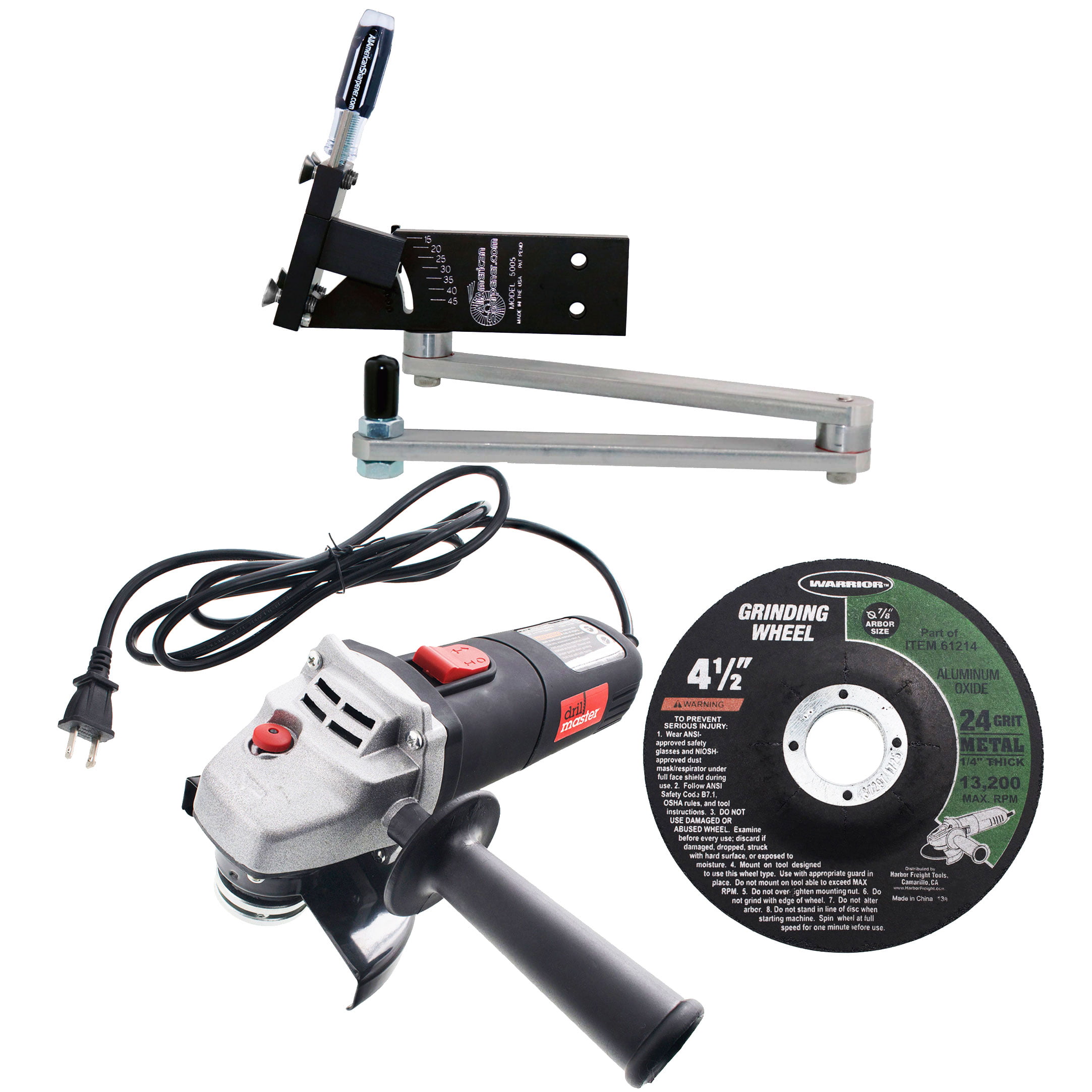 All American Sharpener Model 5005 Adjustable Lawn Mower Blade Sharpener