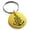 Gold, variant on Stainless Steel Nautical Ship Helm & Anchor Engraved Small Medallion Circle Charm Keychain Keyring
