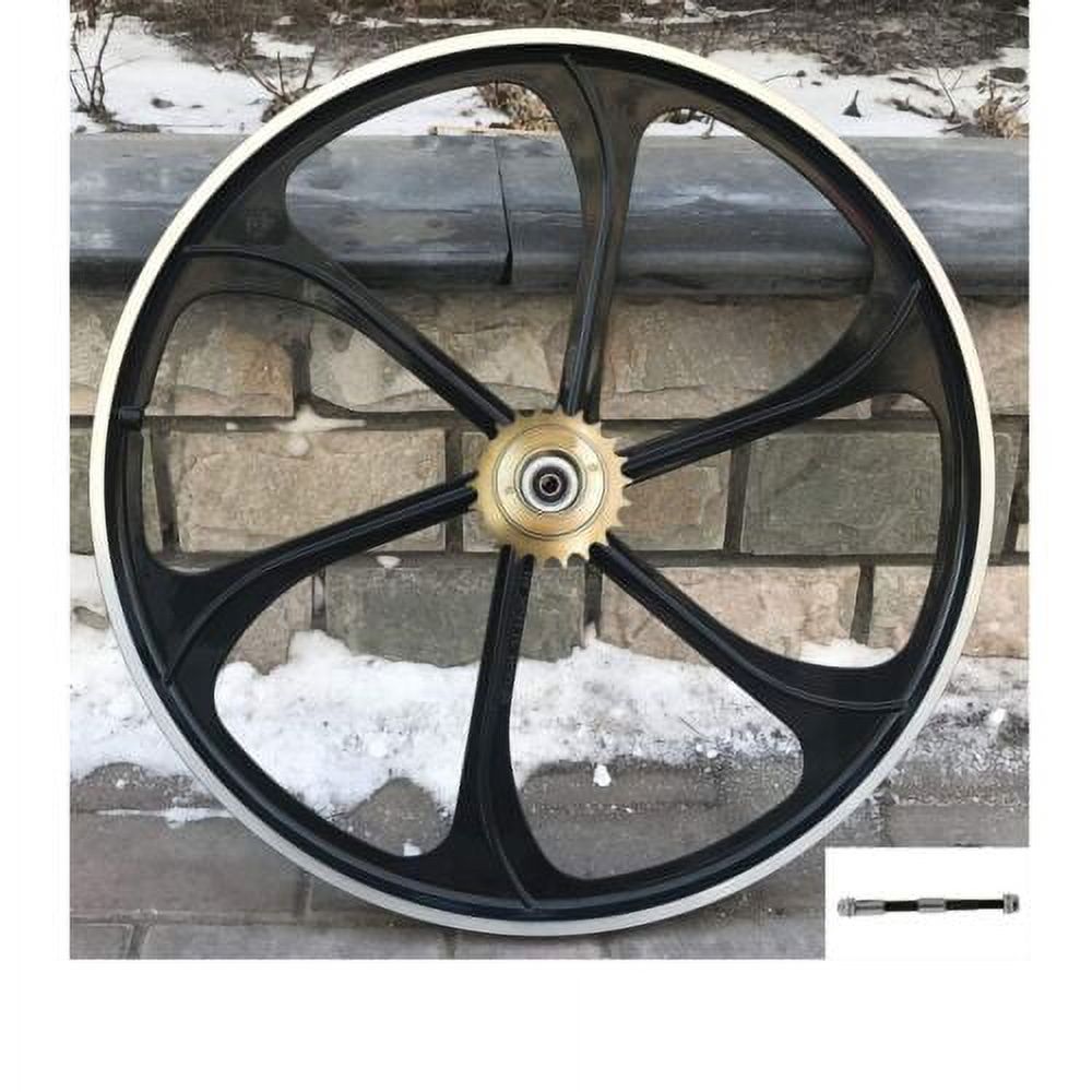 CDHPOWER Axles And Bearings Set For 26/700C Gas Motorized Bicycle – Aluminum Mag Wheel