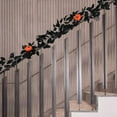 thumbnail image 3 of 5.7 ft Wedding Fireplace Mantel Wall Hanging Roses-Leaf Garlands Artificial Fall Vine Garland for Halloween Thanksgiving Christmas Decor, 3 of 6