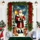 thumbnail image 4 of 35 X 72 Inch Christmas Door Cover Christmas Door Curtain Christmas Day Door And Wall Decoration Festival Party Decoration, 4 of 6