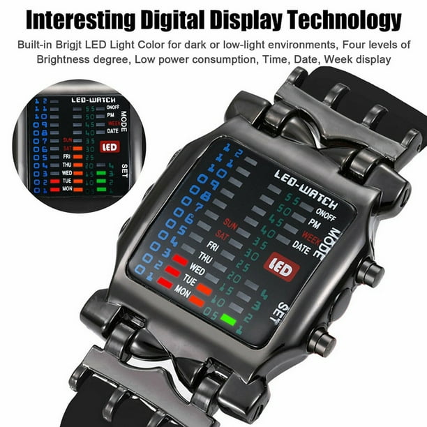 Led digital wrist watch hotsell