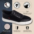 thumbnail image 2 of Marc Joseph New York Men's Hudson Street Hands Free Technology Sneaker, Black, 14, 2 of 6