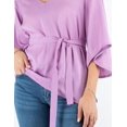thumbnail image 5 of Blusa manga campana con cinto, 5 of 5