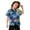 Blue, variant on TOOYOU Boys Shirt Child Toddler Short Sleeve Casual Gentleman Tops Hawaii Beach Holiday Floral Shirts T Shirt Size 18-24 Months Black