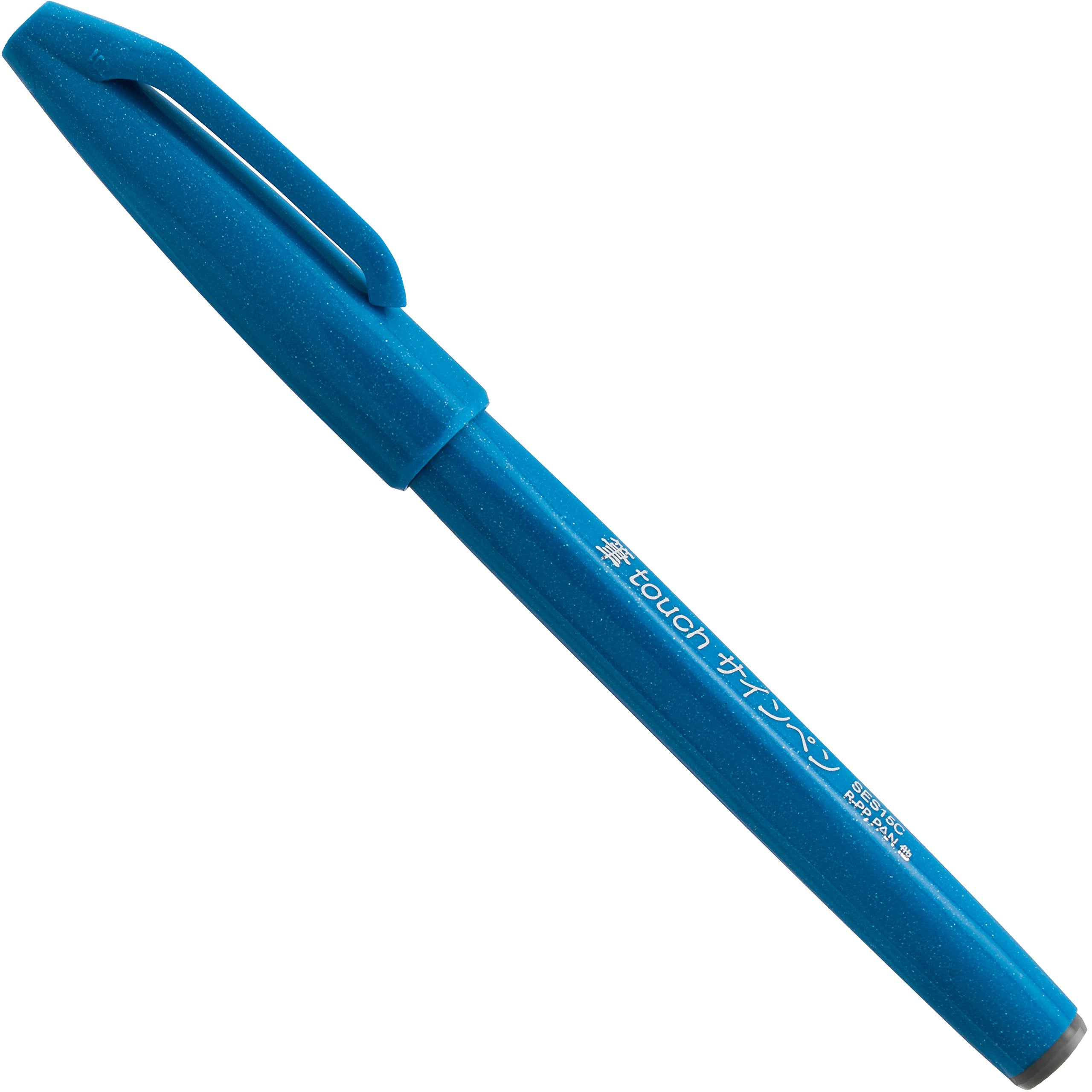 Pentel Sign Pen Brush Tip Set, 12-Colors