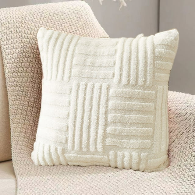 Pillow Protectors with Zipper, 17.71 Inch Effective Dust Protection, Quiet, Stay in Place Pillow Covers, Breathable Case for Pillow Lifespan Extension Solid Colour Cushion Cover Pillowcase