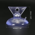 thumbnail image 2 of Uxcell GU10 MR16 Bulbs Replacing 35mm Suction Cup Bulb Changers Clear 5 Pack, 2 of 6