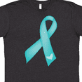 thumbnail image 4 of Inktastic Teal Awareness Ribbon T-Shirt, 4 of 5