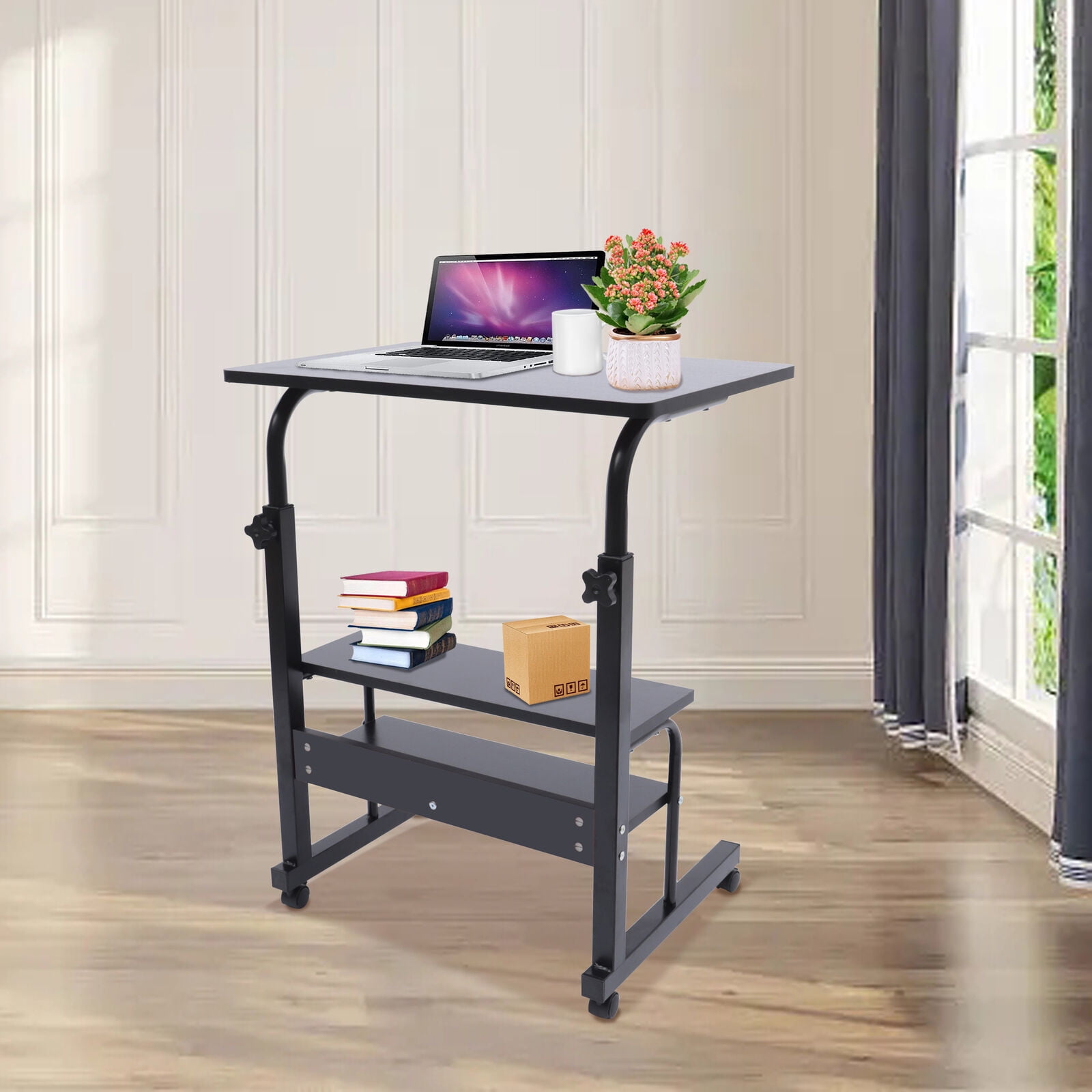 TFCFL Portable Laptop Desk Multifunctional Mobile Liftable Laptop Table