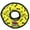 Yellow, variant on Tuffy Ultimate 4WayRing Yellow Bone Durable Squeaky Plush Dog Toy