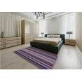 thumbnail image 4 of Ahgly Company Indoor Rectangle Patterned Plum Purple Area Rugs, 6' x 9', 4 of 6