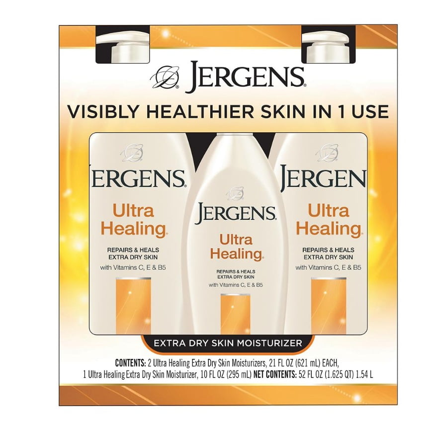 Jergens Ultra Healing Lotion, 2 pk./21 oz. with Bonus Bottle, 10 oz.